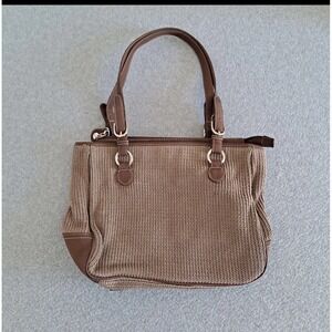 Sak Purse Handbag Bag Beige Crochet Coastal Grandma Boho Chic Classic Capsule